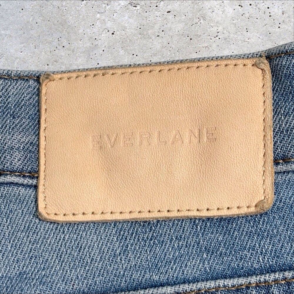Everlane Cheeky Bootcut Jeans Women’s Size 29 Reg Light Wash 29x28.5 High Rise - Picture 7 of 8